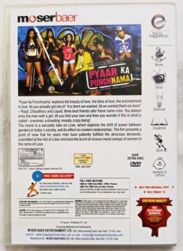 Pyaar Ka Punchnama Hindi Movie DVD