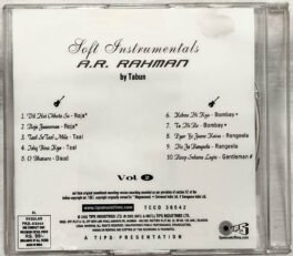 Soft Instrumentals A.R. RAHMAN by Tabun – Vol 2 Audio cd