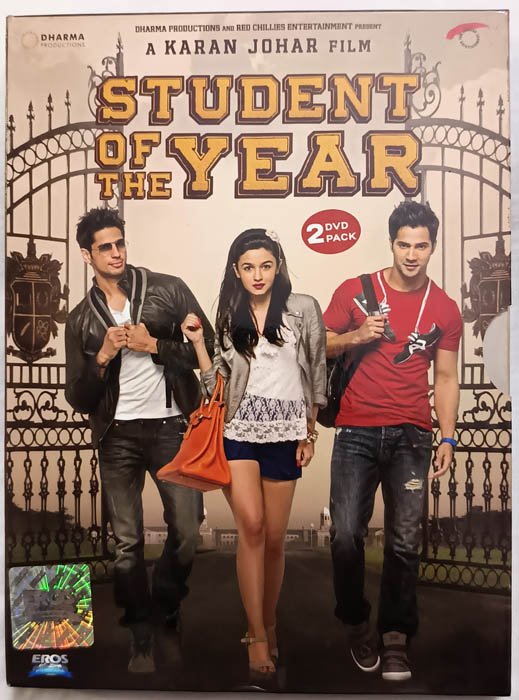 Student of the Year Hindi Movie Dvd
