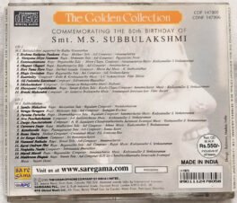 The Golden Collection Commemorating the 80th Birthday of Smt. M.S.Subbulakshmi Audio cd