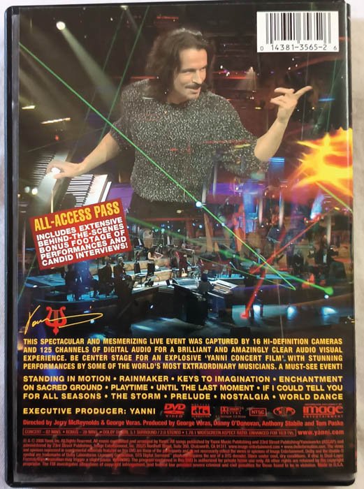 Yanni Live The Concert Event Dvd