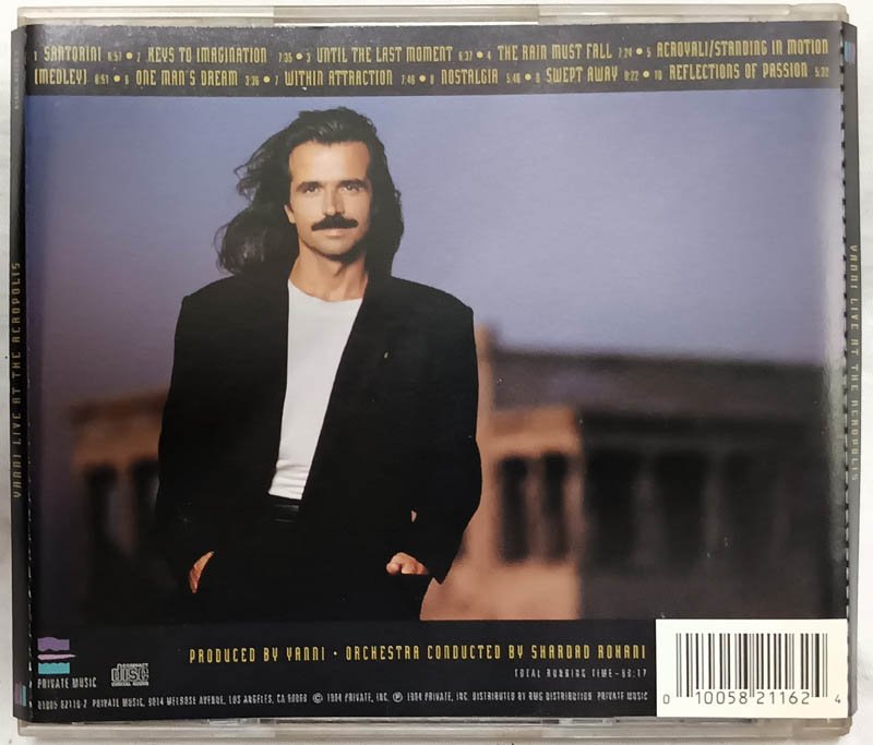 Yanni - Live at the Acropolis (With the Royal Philharmonic Concert Orchestra) Audio cd.