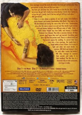 2 States One Love Hindi Movie Dvd