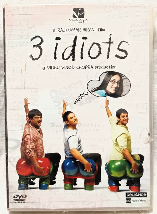 3 Idiots Hindi Movie Dvd