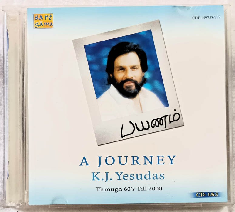 A Journey K.J.Yesudas Through 60s Still 2000 Tamil Audio Cd