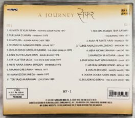A Journey R D Burman 1970 to 1990 Hindi Audio cd