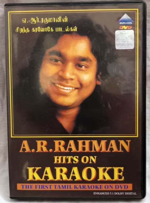 A.R.Rahman Hits on Karoke Tamil Songs Dvd