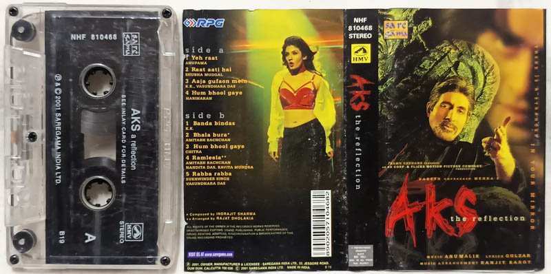 AKS The Reflection Hindi Audio Cassette By Anu Malik