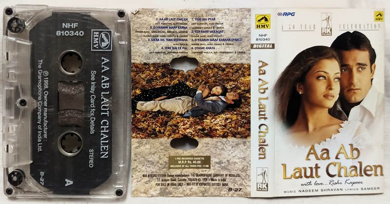 Aa Ab Laut Chalen Hindi Audio Cassette By Nadeem Shravan