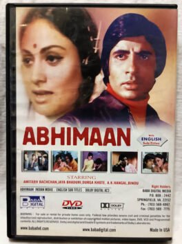 Abhimaan Hindi Movie Dvd