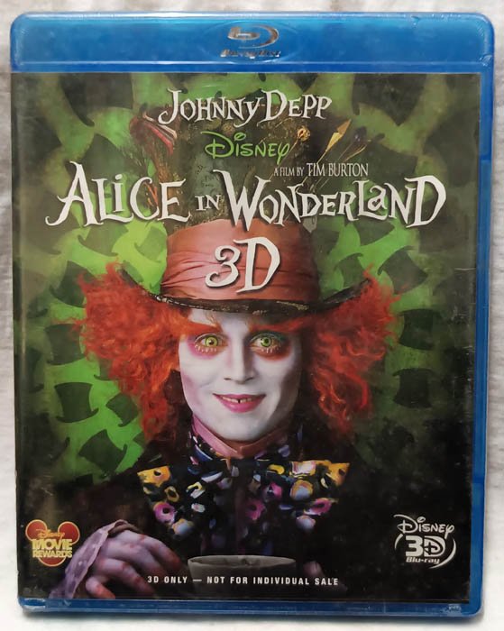 Alice in Wonderland 3D English Movie Blu-Ray Disc