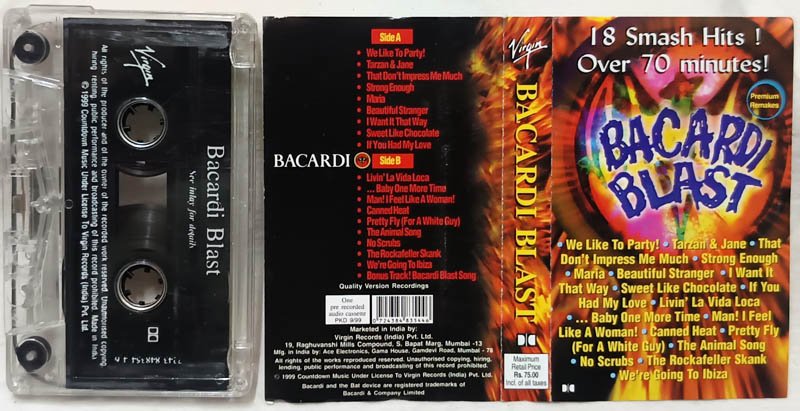 Bacardi Blast Audio Cassette