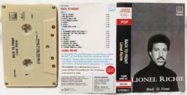Back to Front Lionel Richie Audio Cassette