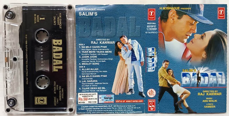 Badal Hindi Audio Cassette By Anu Malik