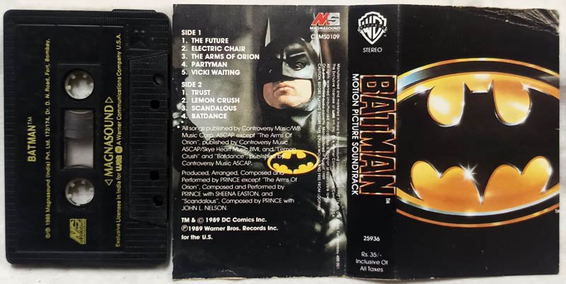 Batman Motion Picture Soundtrack Audio Cassette