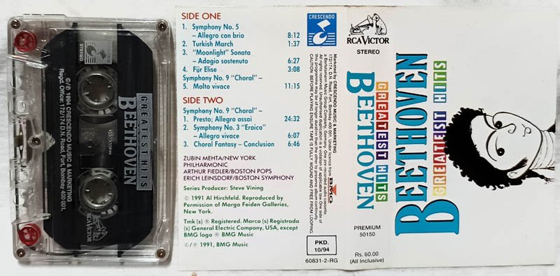 Beethoven Greatest Hits Audio Cassette