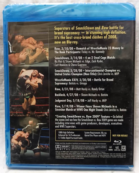 Best of Smackdown Vs Raw English Blu-ray.