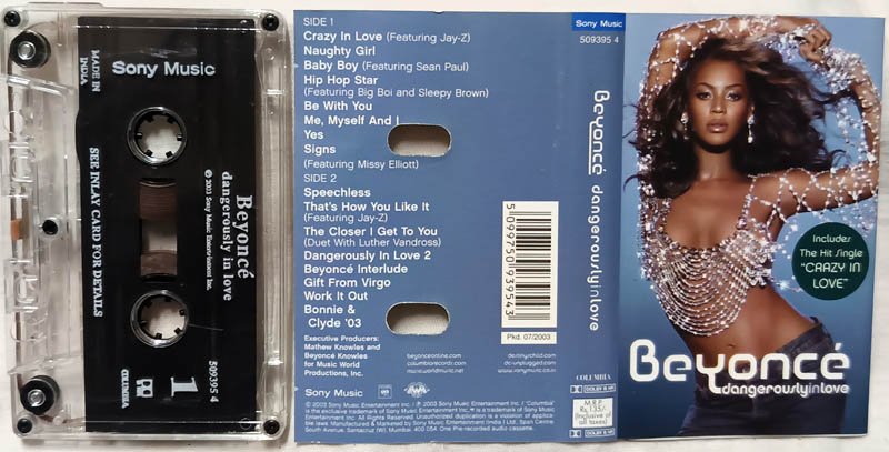 Beyonce Dangeously in Love Audio Cassette