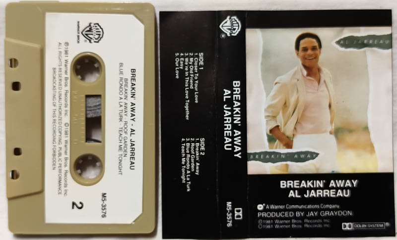 Breakin Away Al Jarreau Audio Cassette