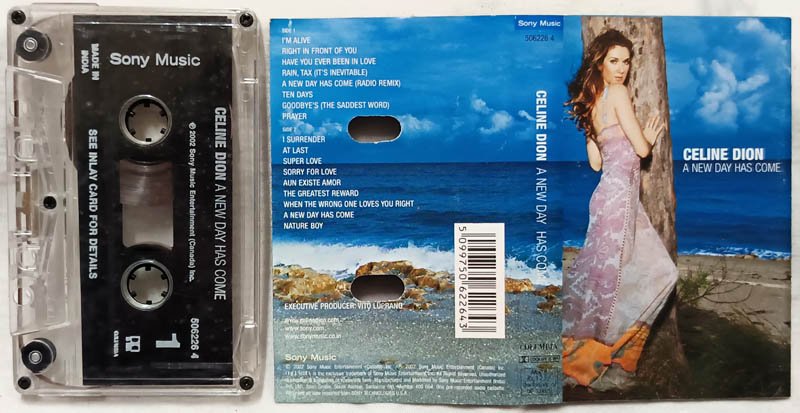 Celine Dion A New Day Has Come Audio Cassette