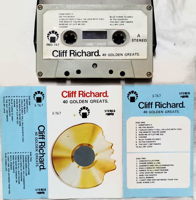 Cliff Richard 40 Golden Greats Audio cassette