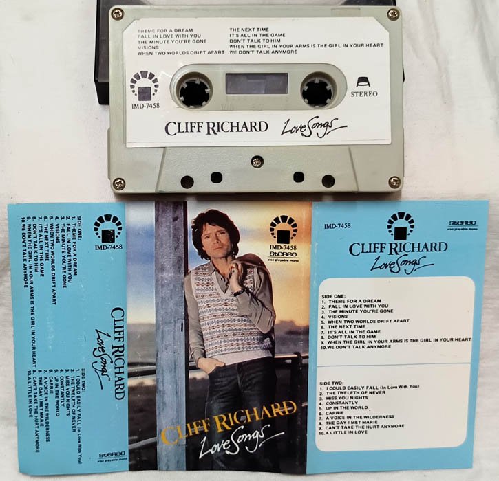 Cliff Richard Love Songs Audio Cassette