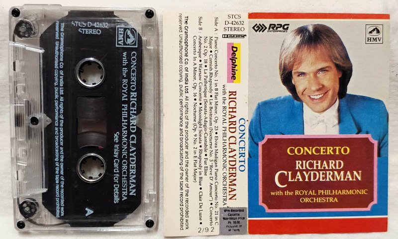 Concerto Richard Clayderman With The Royal Philharmonic Orchestra Audio Cassette