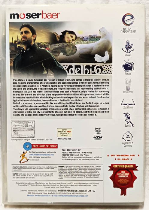 Delhi 6 Hindi Movie DVD...