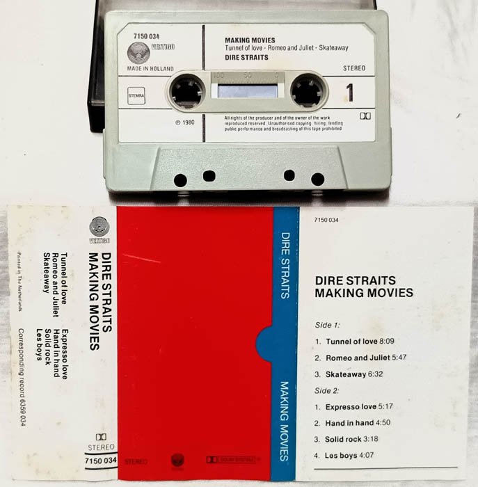 Dire Straits Making Movies Audio Cassette