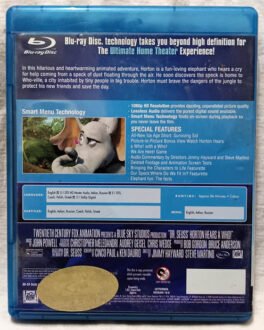Dr.Seuss Horton Hears A Who English Movie Blu-Ray Disc