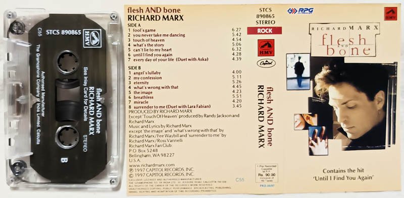 Flesh and Bone Richard Marx Audio Cassette
