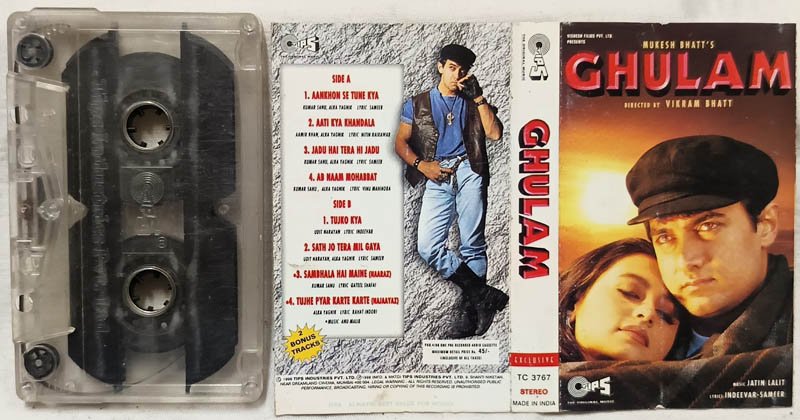 Ghulam Hindi Audio Cassette By Jatin Lalit