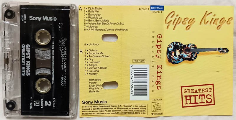 Gipsy Kings Greatest Hits Audio Cassette