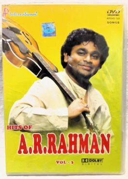 Hits of A.R.Rahman Vol.3 Tamil Movie Songs Dvd