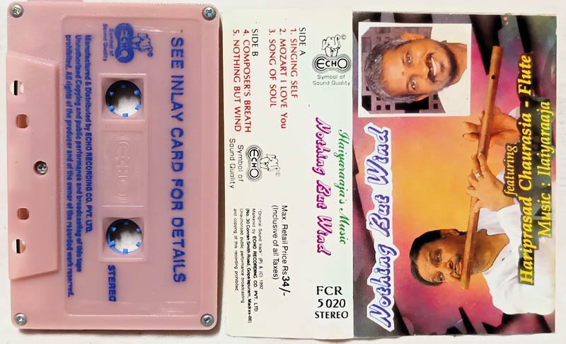 Ilaiyaraajas Music Nothing But Wind Tamil Audio Cassette