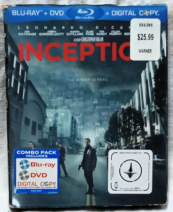 Inception English Movie Blu-Ray Disc