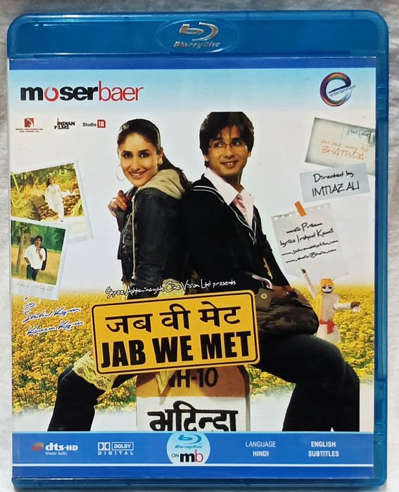 Jab We Met Hindi Movie Dvd