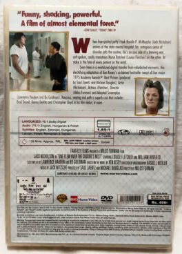 Jack Nicholson One Flow Ove The Cuckoos Nest English Movie Dvd