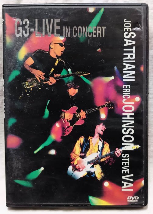 Joe Satraini Eric Johnson Steve Vai G3 Live in Concert English Dvd