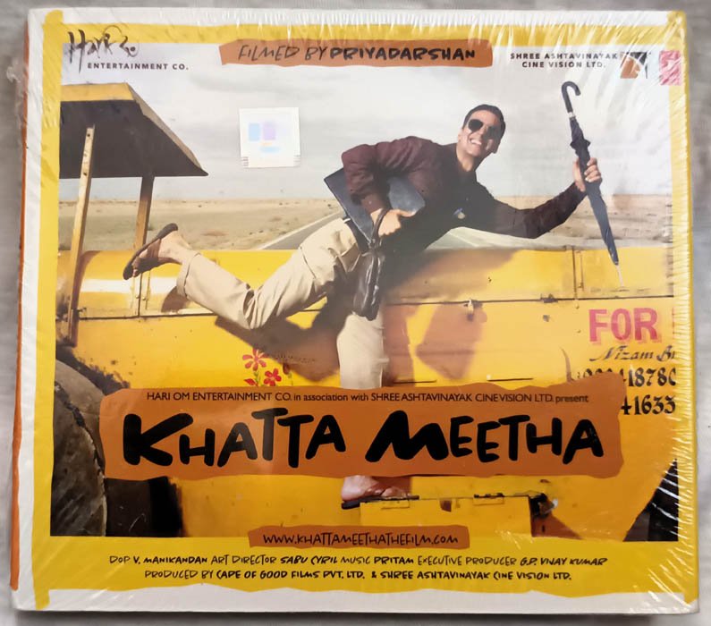 Khatta Meetha Hindi Audio cd By Pritam