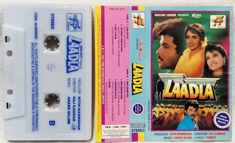 Laadla Hindi Audio Cassette By Anand Milind
