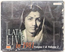 Lata Live in 1981 Volume 1 and Volume 2 Hindi Audio Cassette