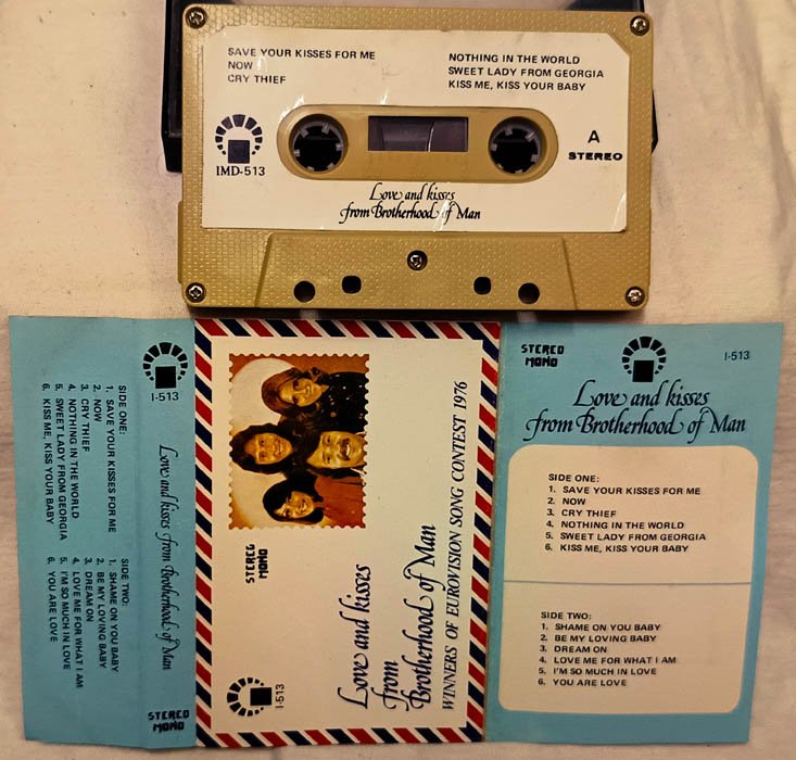 Love and Kiss from Brotherhood of Man Audio Cassette