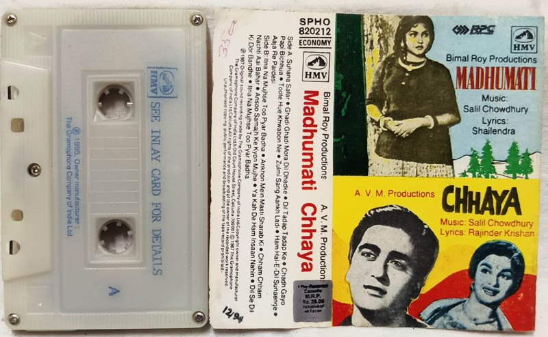 Madhumati-Chhaya Hindi Audio Cassette By Salil Chowdhury