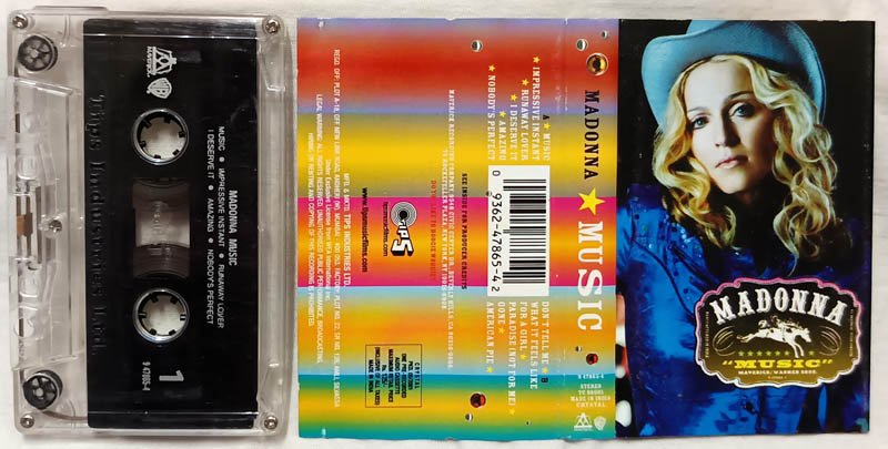 Madonna Music Audio Cassette