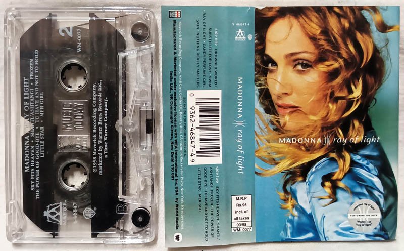 Madonna Ray of Light Audio Cassette