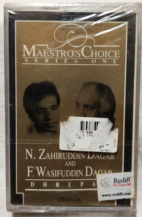 Maestros Choice Series One N.Zahiruddin Dagar-F.Wasifuddin Dagar Dhrupa Hindi Audio Cassette