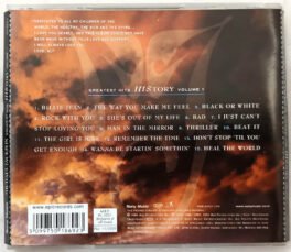 Michael Jackson Greatest Hits History Vol 1 Audio cd