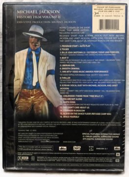 Michael Jackson Histroy On Film Volume II Dvd