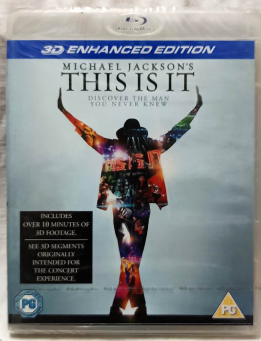 Michael Jacksons This is it English Movie Blu-Ray Disc